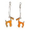 Hamish McBeth Kerry Orange Drop Earrings