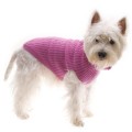 Hamish McBeth Cable Knit Dog Jumper in Pink