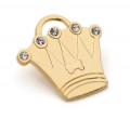 Hamish McBeth Crown Gold Dog ID Tag
