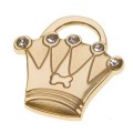 Hamish McBeth Crown Gold Mini Dog ID Tag