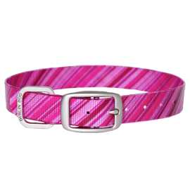 Dublin Dog Koa Waterproof Dog Collar Oxford Raspberry Sorbet