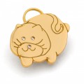 Hamish McBeth Fat Cat Gold Cat ID Tag