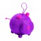 Bobby Miss Pig Sisal Piglet Sound Cat Toy in Purple