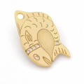 Hamish McBeth Salmon Gold Cat ID Tag