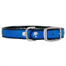 Dublin Dog All Style No Stink Waterproof Dog Collar Simply Solid Blue Ribbon