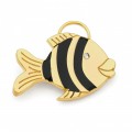 Hamish McBeth Fish Gold Cat ID Tag