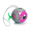 Bobby Tete a Tete Ball Sisal Cat Toy in Purple