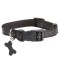 Bobby Safe Collection Reflective Nylon Dog Collars in Black