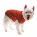 Hamish McBeth Cable Knit Dog Jumper in Red