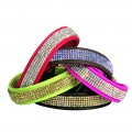 Bobby Crystal Leather Dog Collar Collection