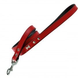 Bobby Extra Supple Dog Lead in Red