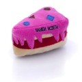 Slice of Cake Dog Toy