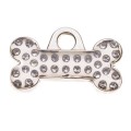 Hamish McBeth Bone Bling Silver Mini Dog ID Tag