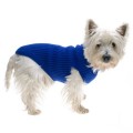 Hamish McBeth Cable Knit Dog Jumper in Blue