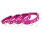 Bobby Comete Leather Dog Collar in Pinks and all sizes