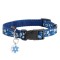 Bobby Flower Collection Nylon Dog Collars in Blue