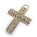Hamish McBeth Cross Silver Dog ID Tag