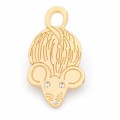 Hamish McBeth Mouse Gold Cat ID Tag