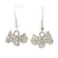 Hamish McBeth Crystal Terrier Drop Earrings