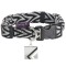 Bobby Chevron Collection Nylon Dog Collar in Black