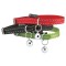 Bobby Safe Collection Reflective Nylon Cat Collar (Red, Black, Lime Green)