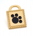 Hamish McBeth Paw Stamp Gold Dog ID Tag