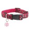 Bobby Flower Collection Nylon Dog Collars in Pink